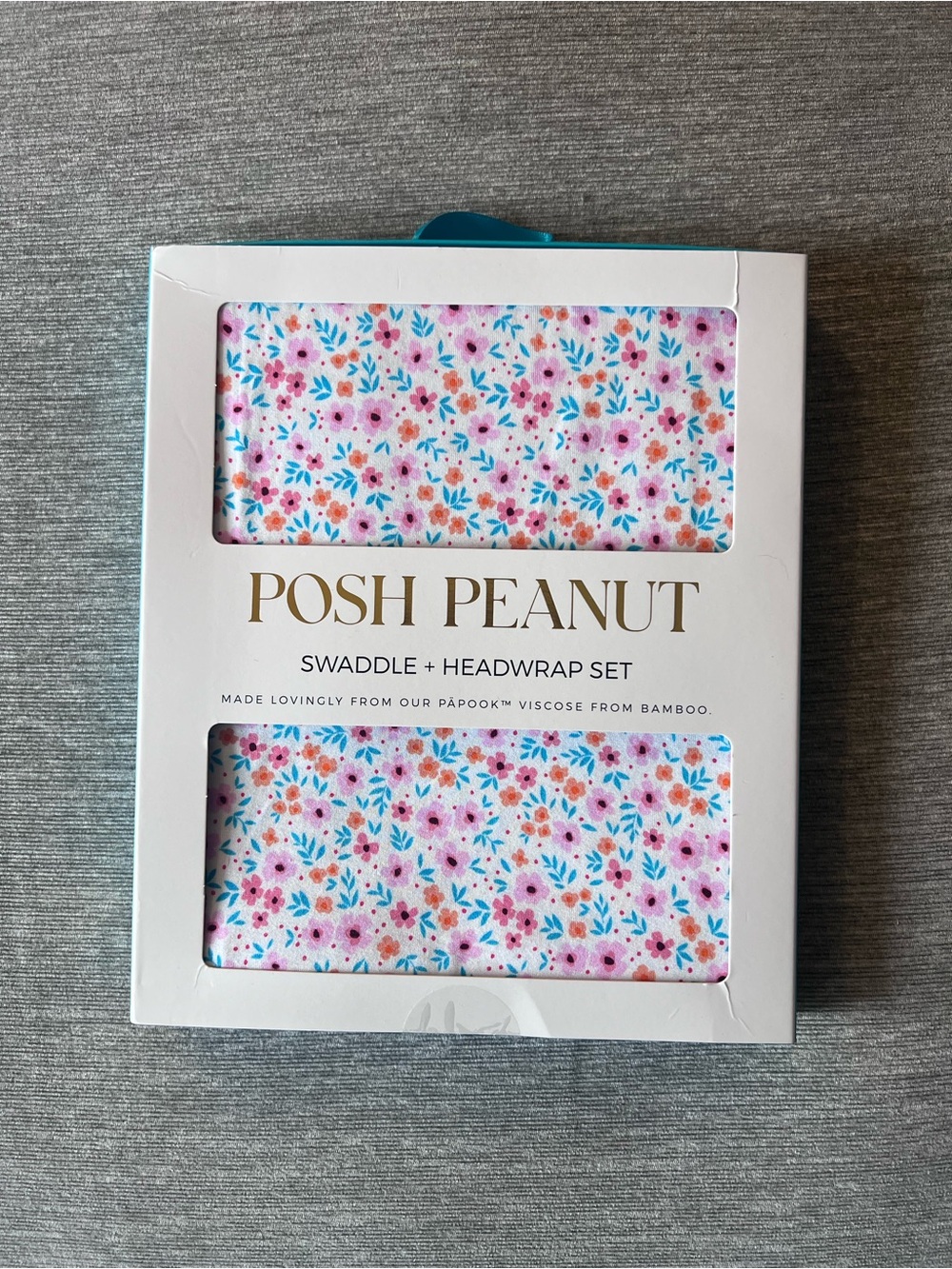 Posh Peanut Floral Swaddle